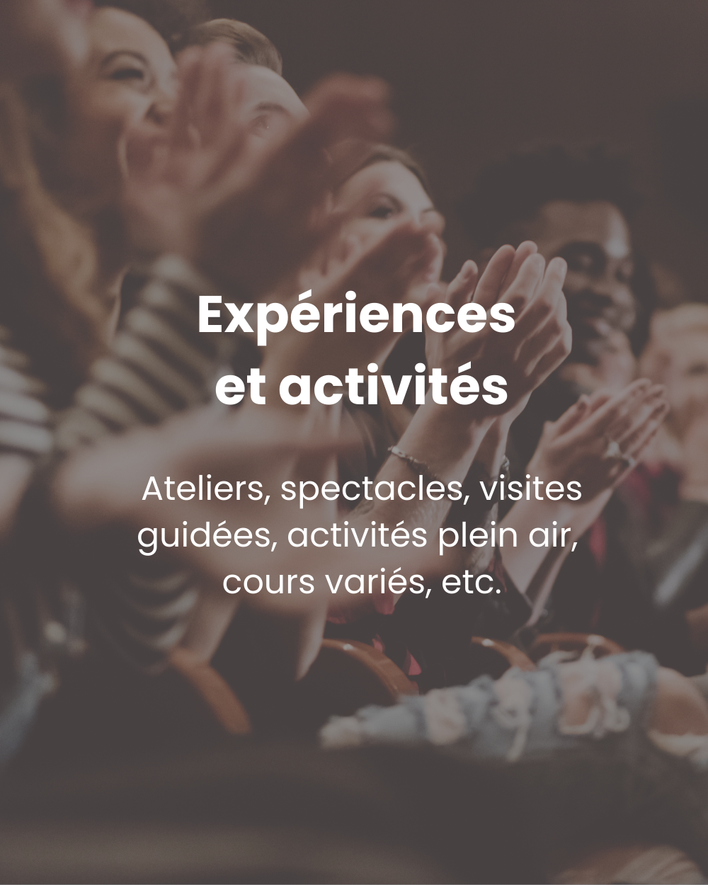 Expériences et activités